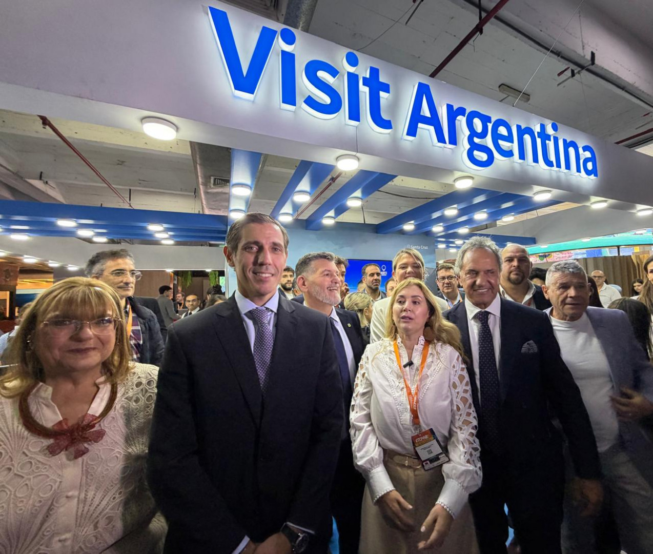 Stand argentino durante la Feria Internacional de Turismo del Paraguay.